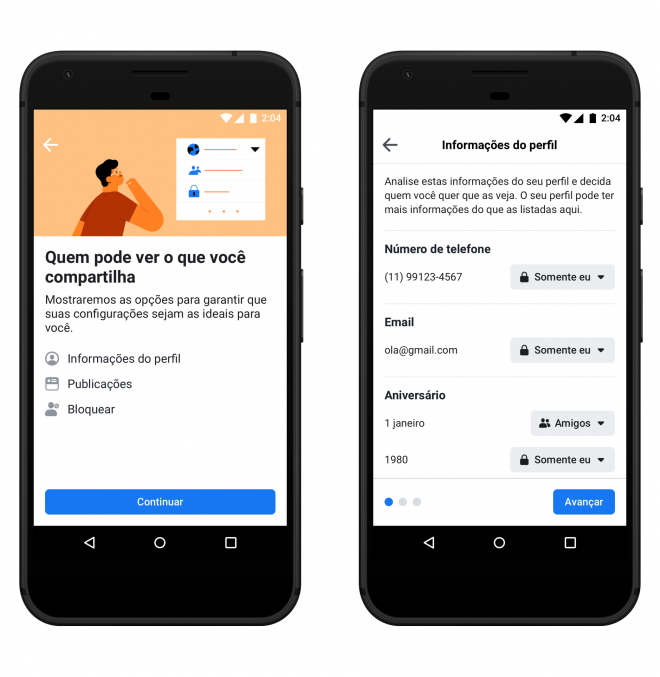 Facebook atualiza verificação de privacidade - 2