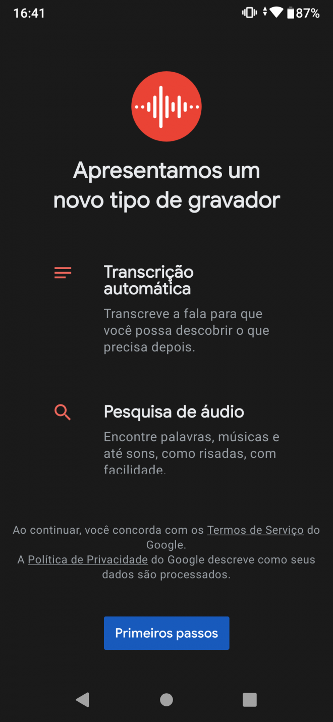 Gravador do Google já pode ser baixado e instalado em quase qualquer Android - 2