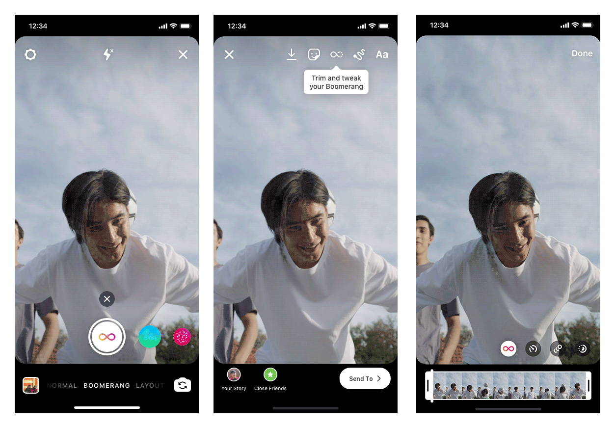 Instagram adiciona filtros e edição ao Boomerang para competir com TikTok - 2