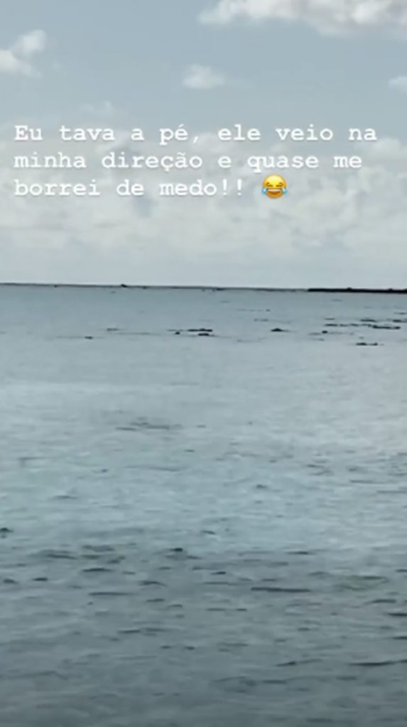 Junior Lima foge de tubarão em perrengue nas férias: “Medo” - 1