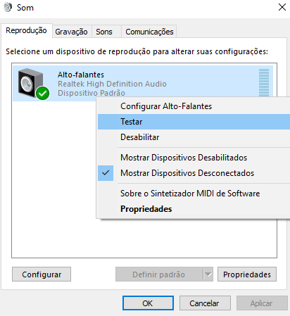 Meu computador está sem som, o que fazer? - 10