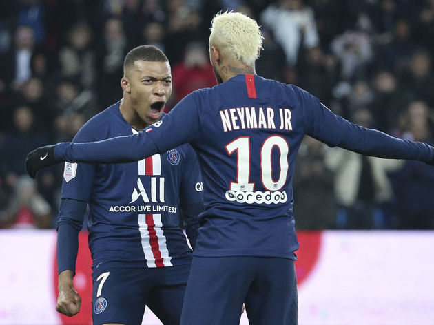 Neymar Jr,Kylian Mbappe