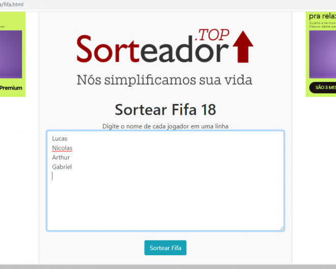 Sorteador é o site ideal para você fazer sorteios - 14