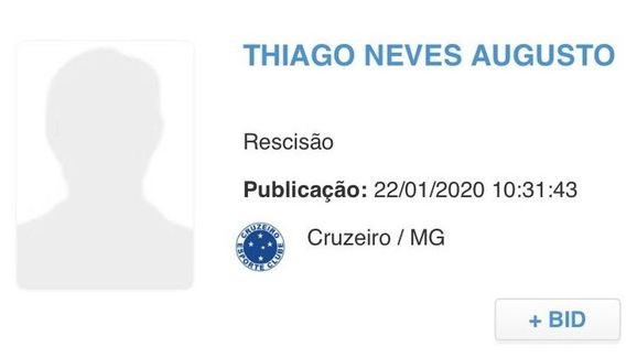 Thiago Neves tem saída do Cruzeiro confirmada pelo BID e já encaminha novo acerto no Brasil - 2
