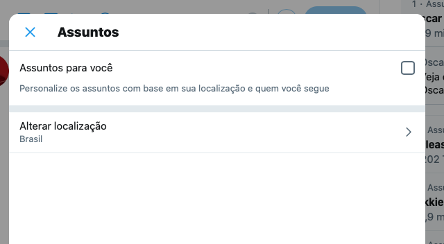 Twitter: como alterar a região dos trending topics no PC e celular - 3