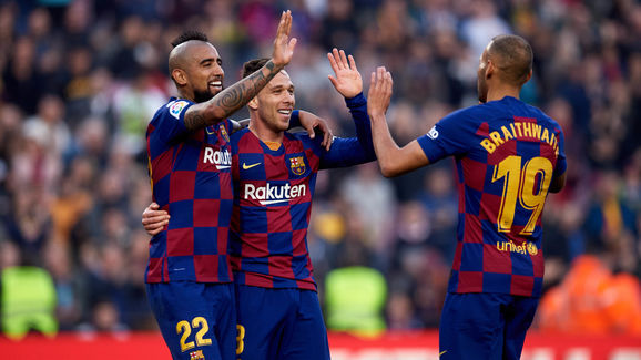 Arthur Melo,Arturo Vidal,Martin Braithwaite