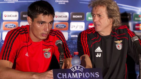 Portuguese Benfica football head coach J
