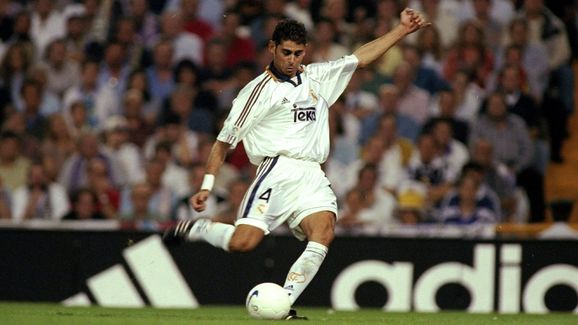 Real Madrid v Barcelona Fernando Hierro of Real Madrid