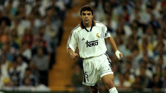 Real Madrid v Barcelona Manuel Sanchis of Real Madrid