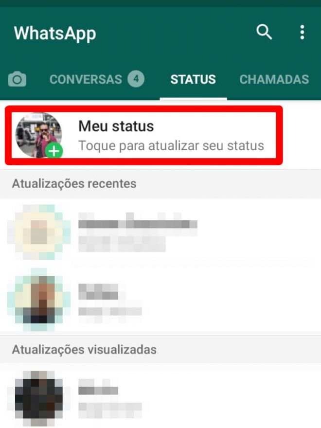 Aprenda a colocar áudio no Status do WhatsApp - 5