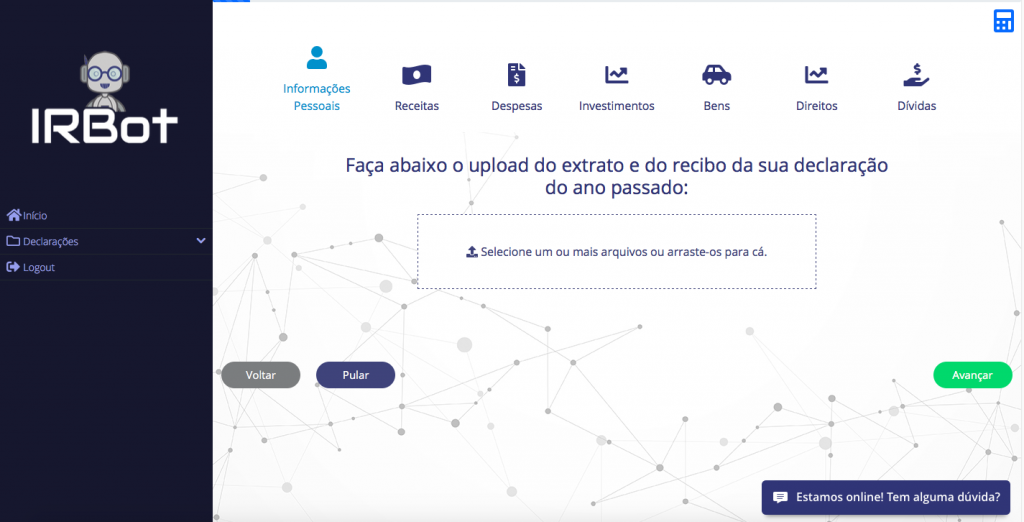 Bot auxilia usuário na declaração do Imposto de Renda - 2