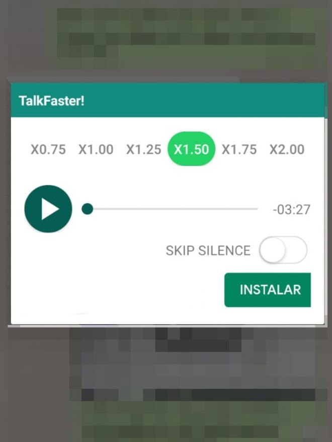 Como acelerar áudio no WhatsApp - 5