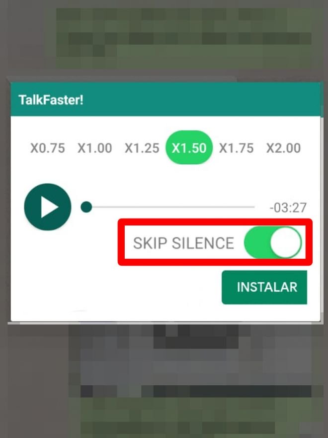 Como acelerar áudio no WhatsApp - 6