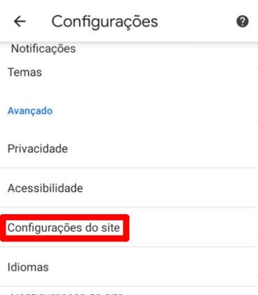 Como ativar ou desativar cookies no celular Android e iOS - 4
