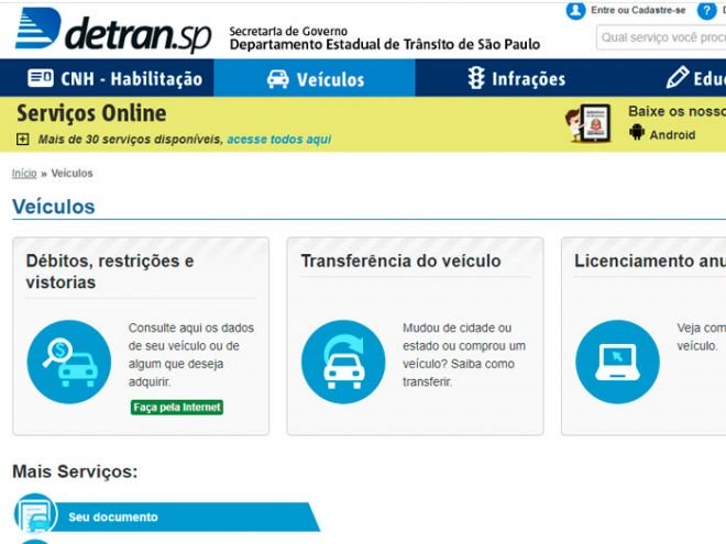Como consultar multas de trânsito - 2