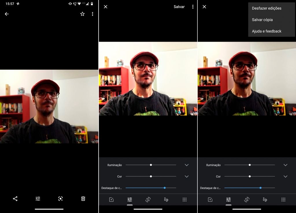 Como melhorar imagens pelo celular usando o app Google Fotos - 4