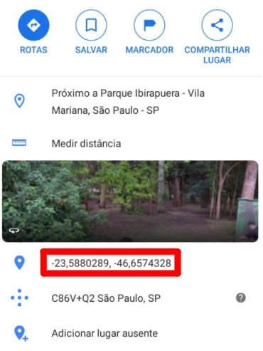 Como usar coordenadas no Google Maps - 5