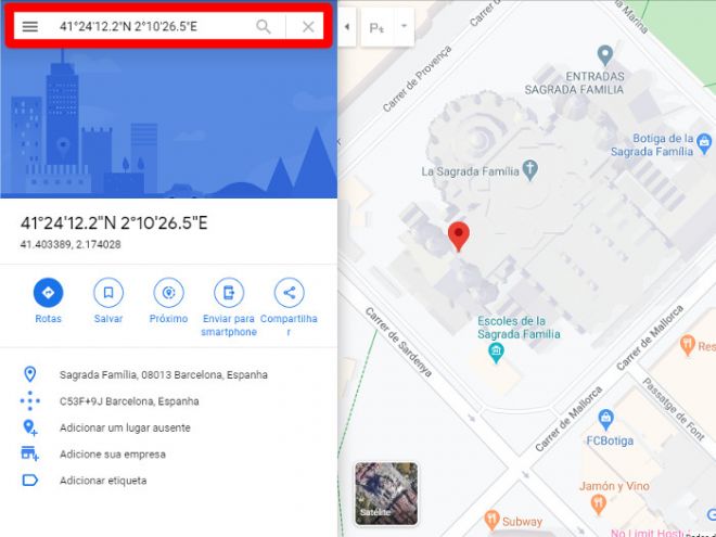 Como usar coordenadas no Google Maps - 6