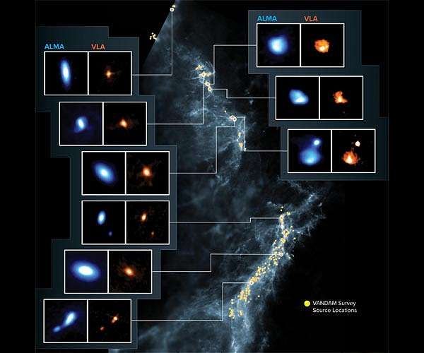 Estudo mostra como estrelas recém-nascidas se preparam para formar planetas - 2