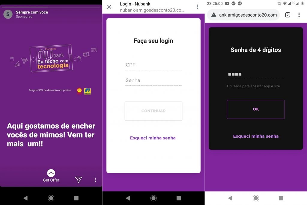 Golpe no Nubank era divulgado em anúncios do Instagram - 2