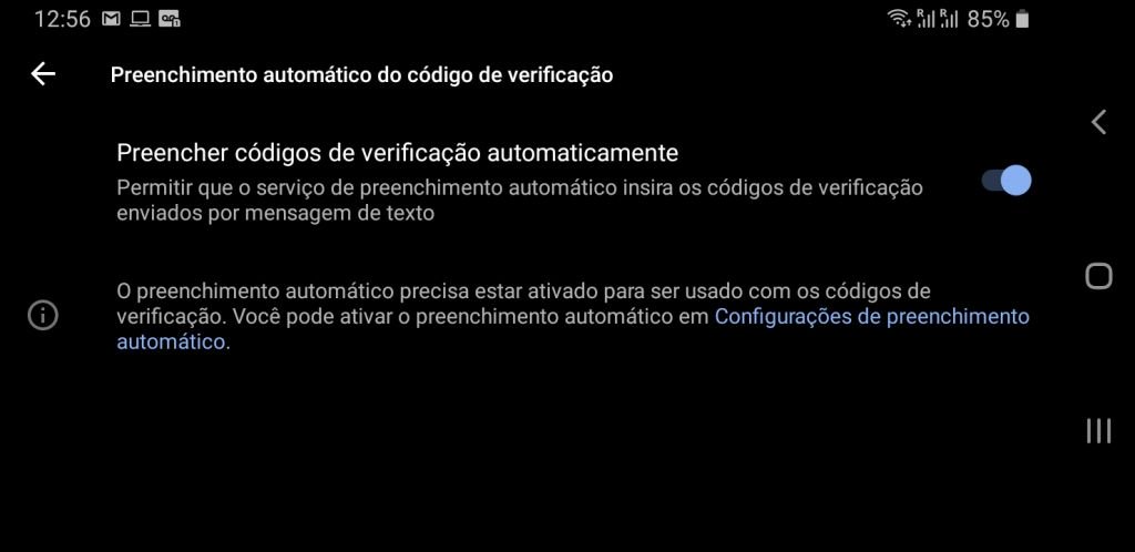 Google começa a liberar o preenchimento automático de códigos de segurança  - 2