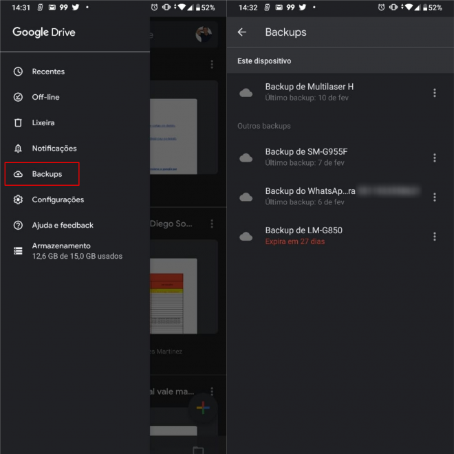 Google Drive mudou seus backups do celular de lugar. Saiba onde encontrá-los - 4
