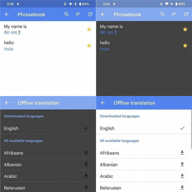 Google Tradutor finalmente ganha modo escuro e tradução em tempo real - 2