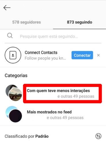 Instagram: como deixar de seguir quem interage pouco com você - 3