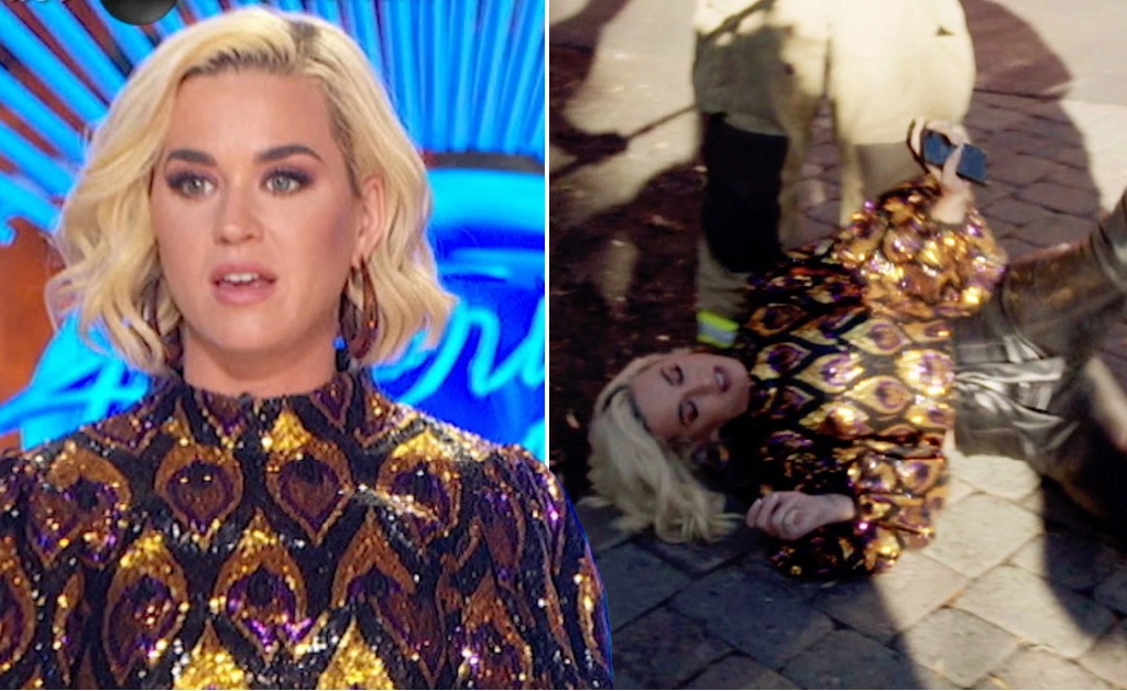Katy Perry desmaia com vazamento de gás em programa de TV - 1