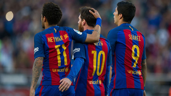 Lionel Messi,Neymar,Luis Suarez