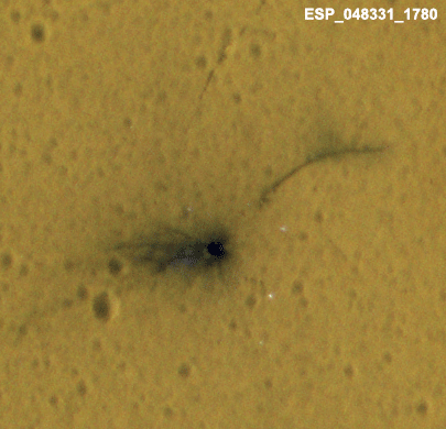 Novas fotos mostram o local onde a sonda Schiaparelli caiu em Marte em 2016 - 3