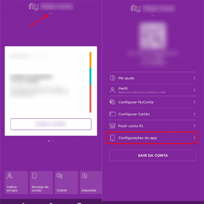 Nubank: como configurar a impressão digital para entrar no app - 3