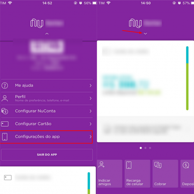 Nubank: como configurar a impressão digital para entrar no app - 5