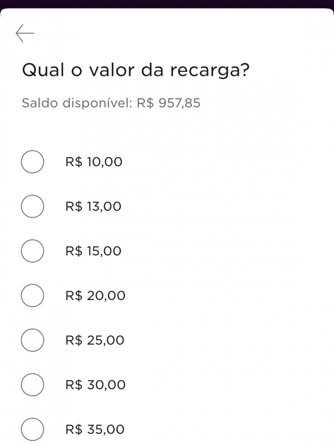 Saiba como fazer recarga de celular pelo Nubank - 5