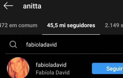 Anitta segue mãe e irmã de affair, Gabriel David - 2
