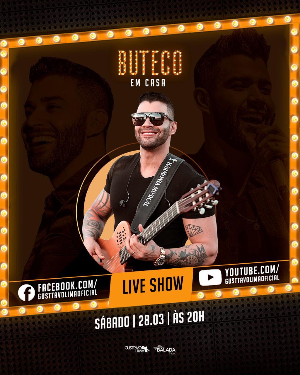 Mundo Positivo » "Buteco Em Casa": Gusttavo Lima realizará show ...