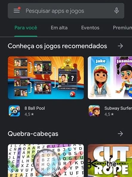 Como ativar o modo escuro da Play Store no seu celular Android - 4