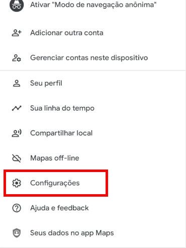 Como desativar perguntas sobre locais que você visitou no Google Maps - 3