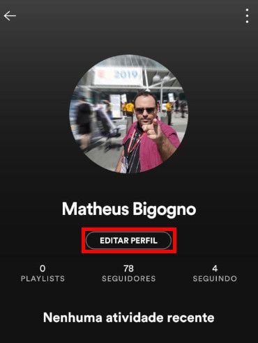 Como editar, personalizar e compartilhar seu perfil do Spotify pelo app - 4