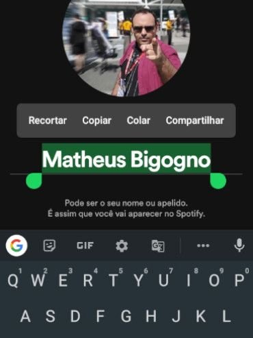 Como editar, personalizar e compartilhar seu perfil do Spotify pelo app - 6