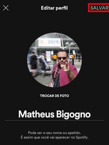 Como editar, personalizar e compartilhar seu perfil do Spotify pelo app - 8