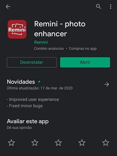 Como restaurar fotos antigas ou borradas através do aplicativo Remini - 2