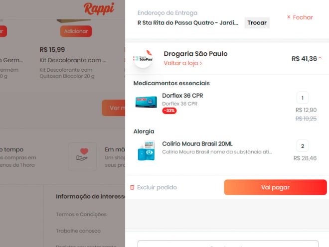 Como usar o Rappi para pedir remédio em farmácias 24 horas - 10