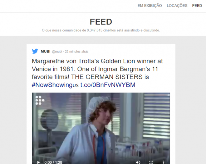 Conheça o Mubi, plataforma de streaming que reúne filmes clássicos - 5