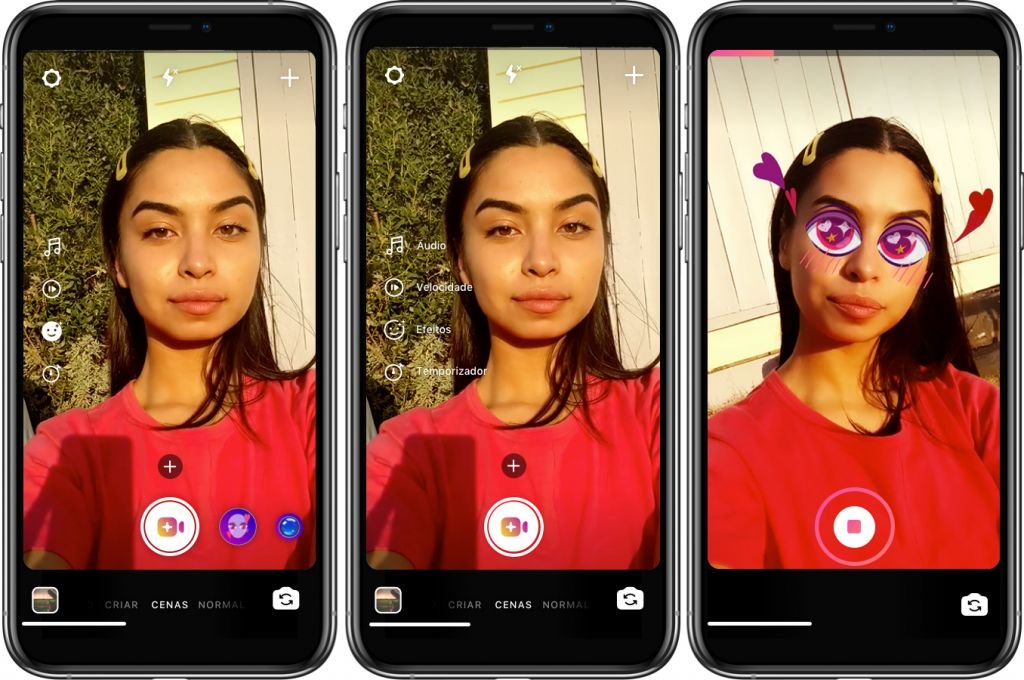 Instagram adiciona filtros e efeitos ao recurso Cenas - 2