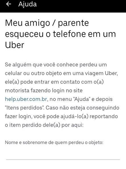 Perdeu o celular no Uber? Saiba o que fazer para recuperá-lo - 7