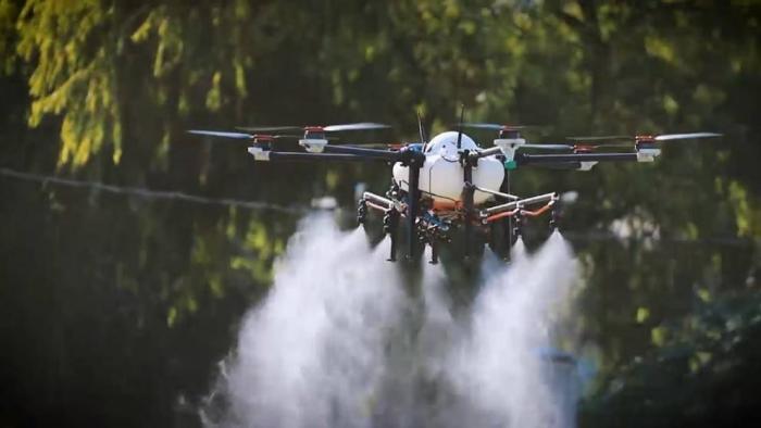 Porto Alegre começa a testar pulverização via drone para prevenção da COVID-19 - 1