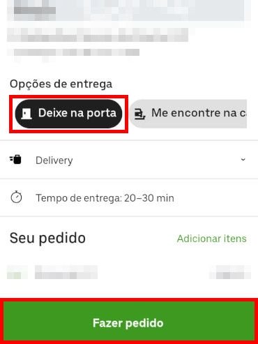 Receber sem contato físico: como usar no iFood, Rappi e Uber Eats - 12
