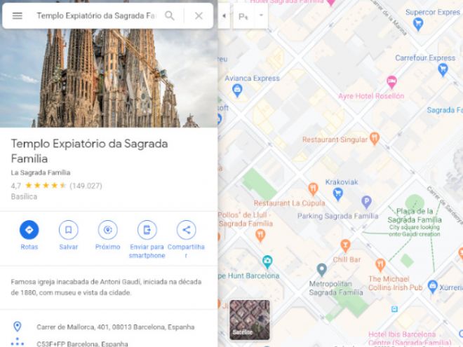Saiba como ver o mapa do Google Maps no modo satélite no celular e PC - 6