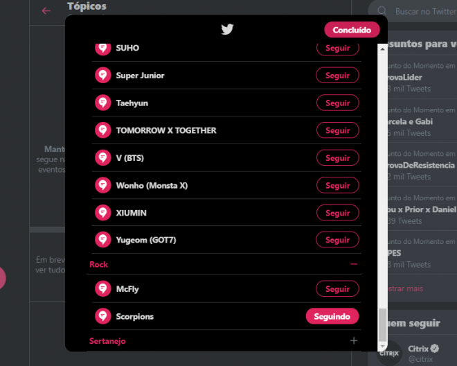 Twitter: como selecionar e seguir tópicos de sua preferência - 7